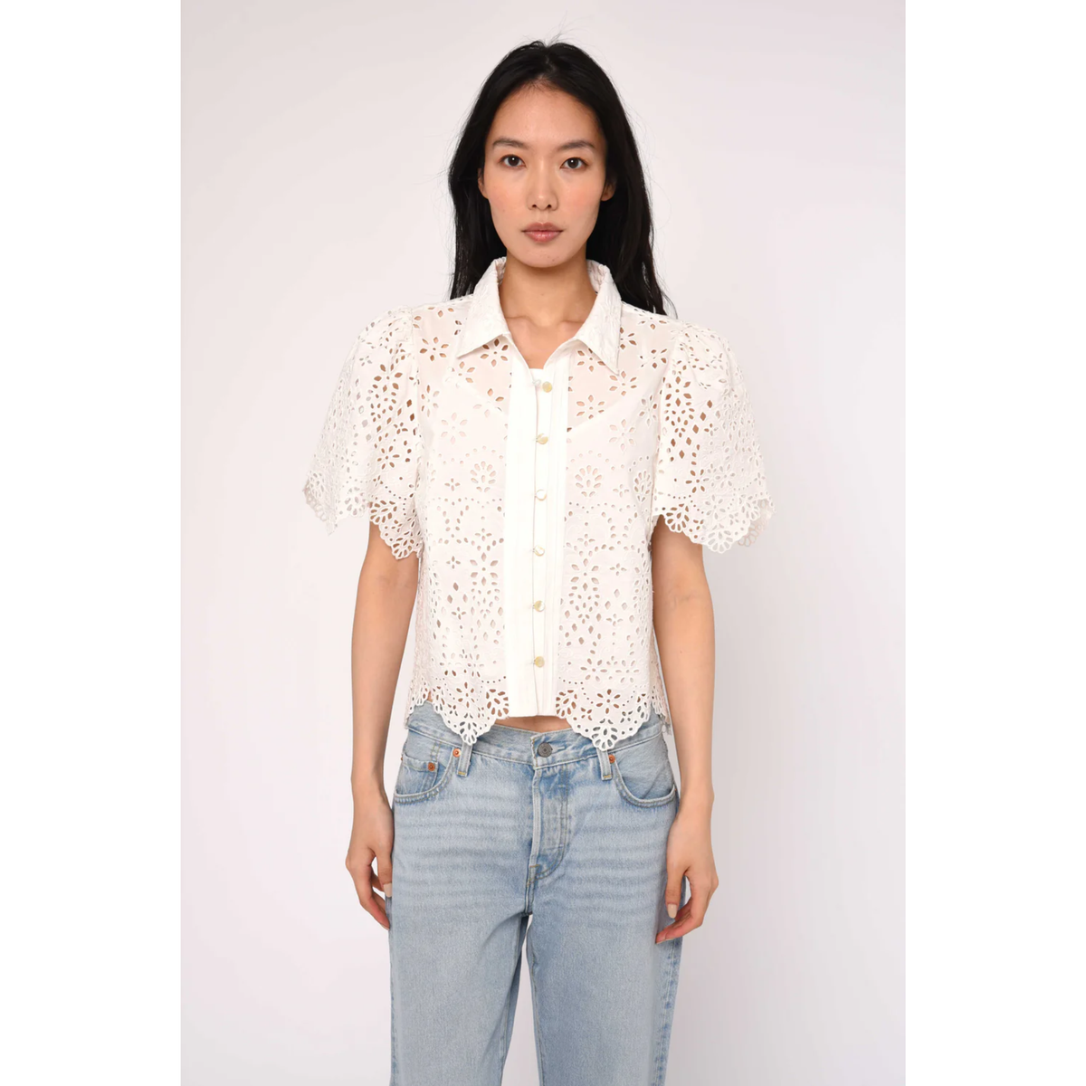 Abigail Top - Bright White