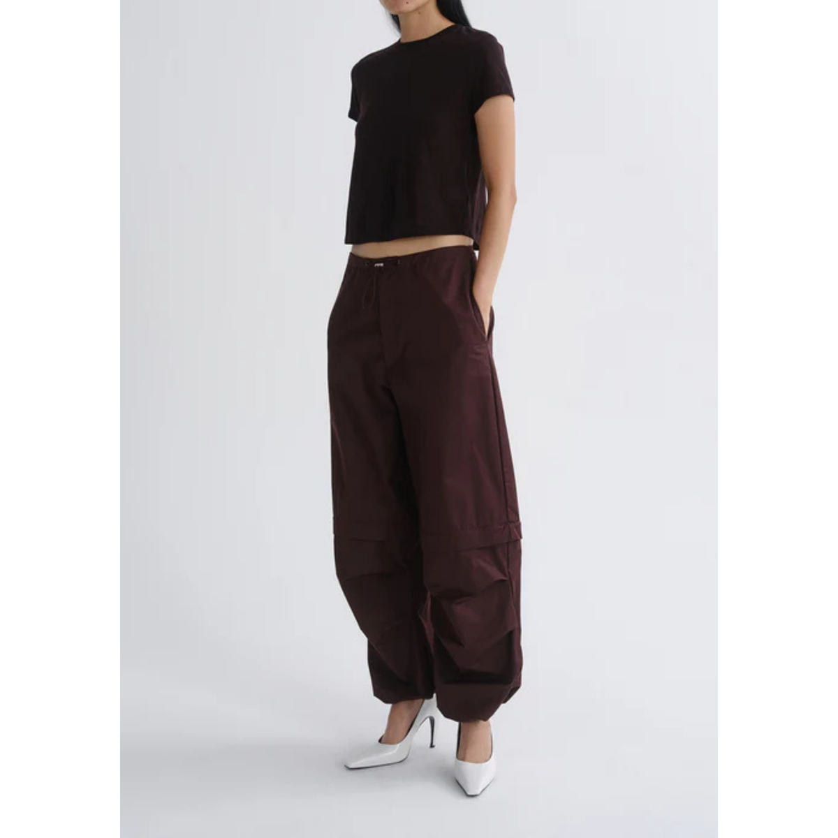 Adine Shrunken Tee - Ristretto