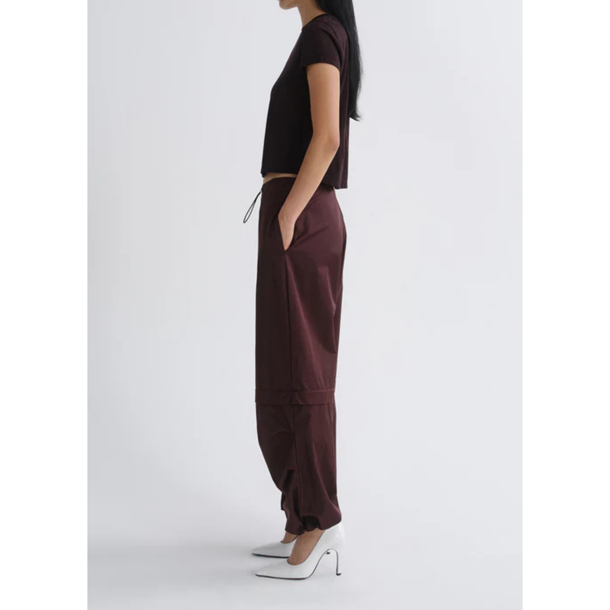 Adine Shrunken Tee - Ristretto