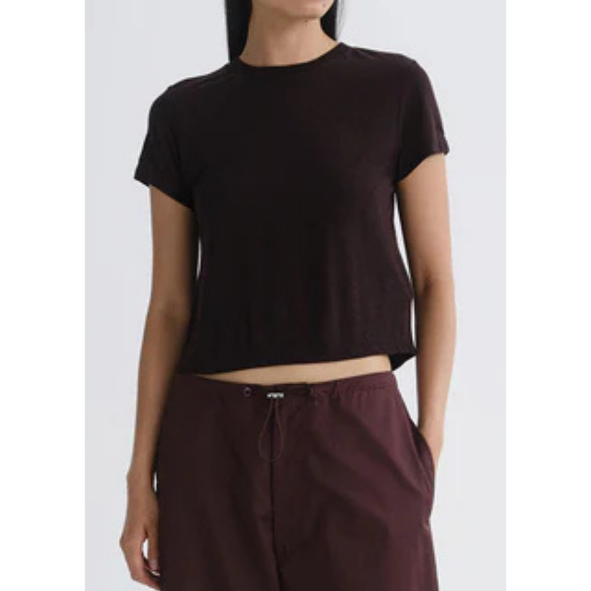Adine Shrunken Tee - Ristretto
