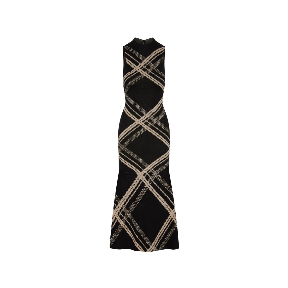 Anara Dress - Plaid Jacquard Knit