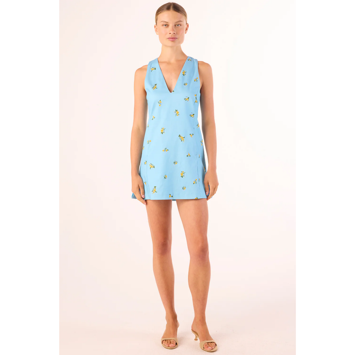 Anise Dress - Spaced Ditsy Cotton Tencel