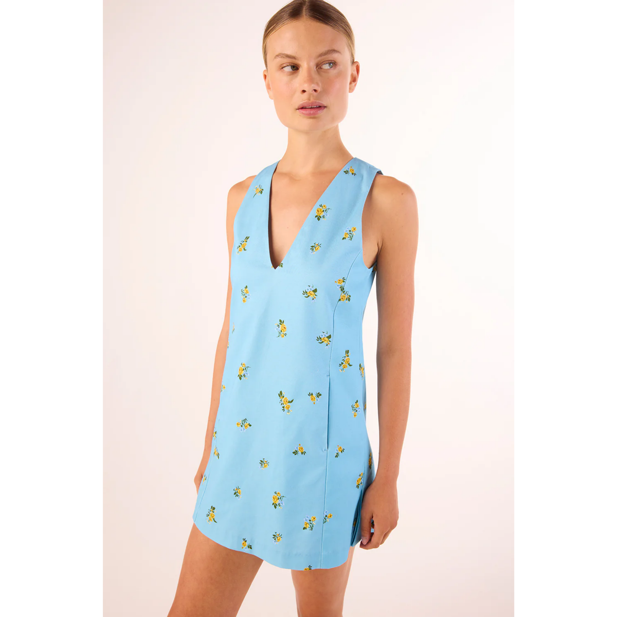 Anise Dress - Spaced Ditsy Cotton Tencel