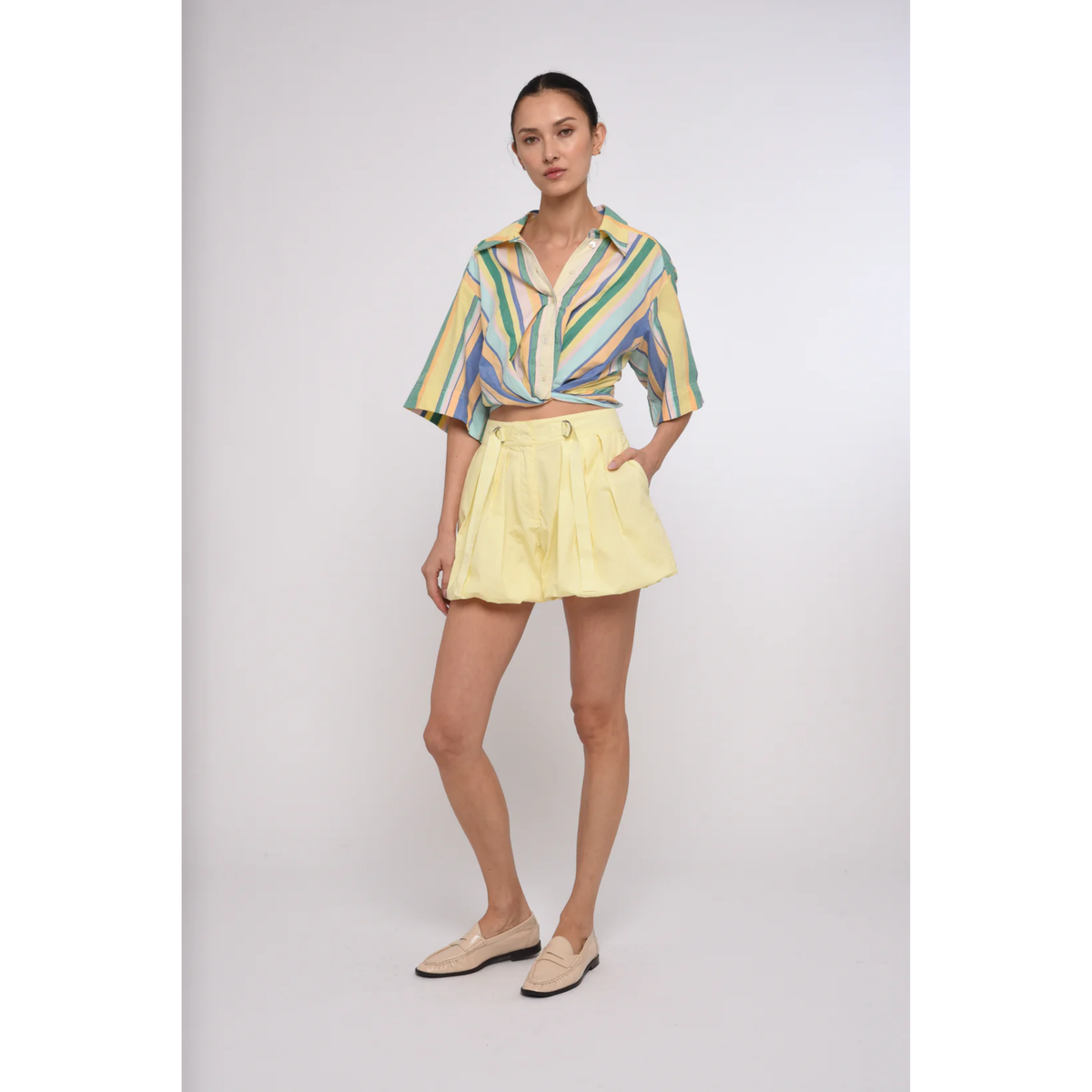 Ankita Top - Bianca Yarn Dye Stripe