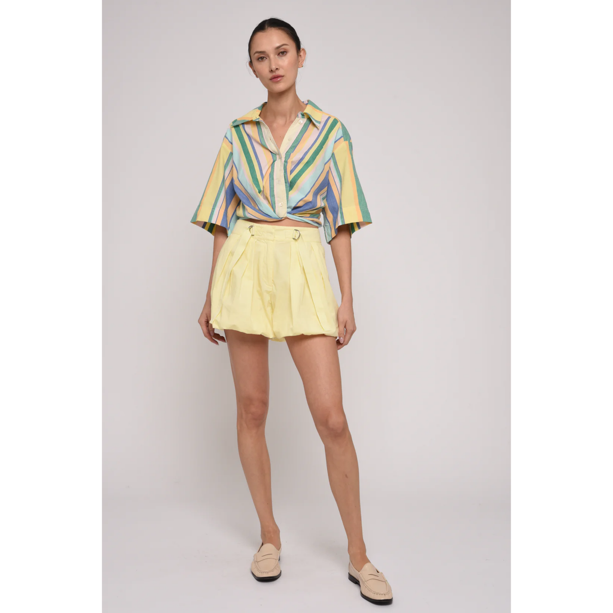 Ankita Top - Bianca Yarn Dye Stripe