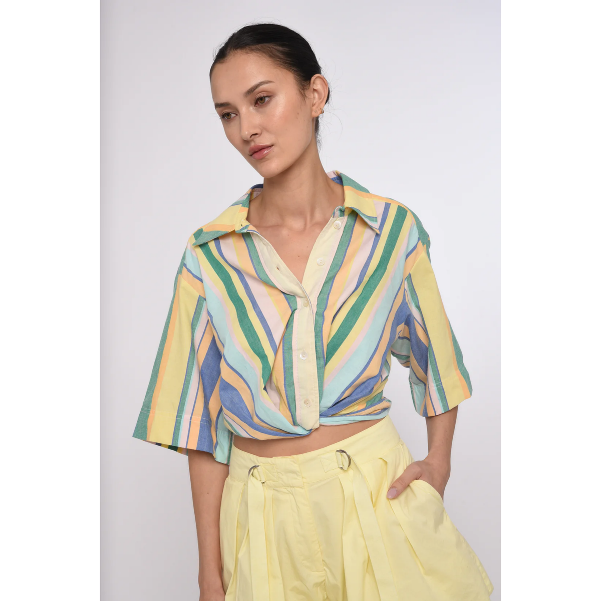 Ankita Top - Bianca Yarn Dye Stripe