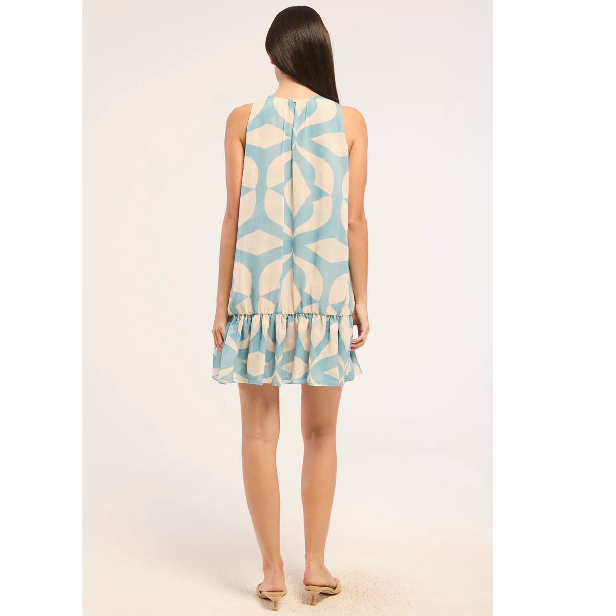 Anna Dress - Mosaic Sky