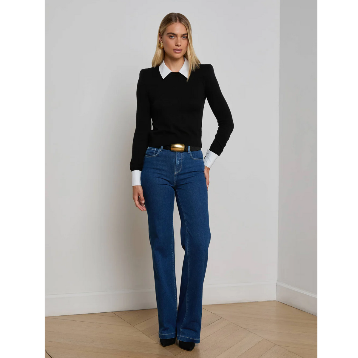 April Collard Pullover