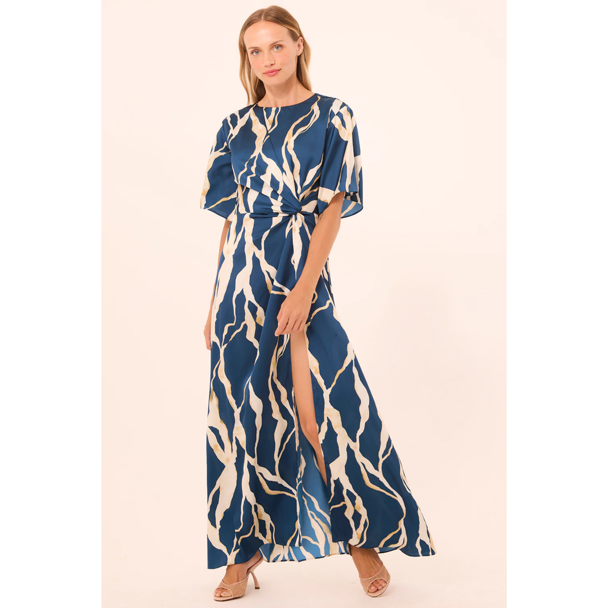 Asah Dress - Vertical Abstract