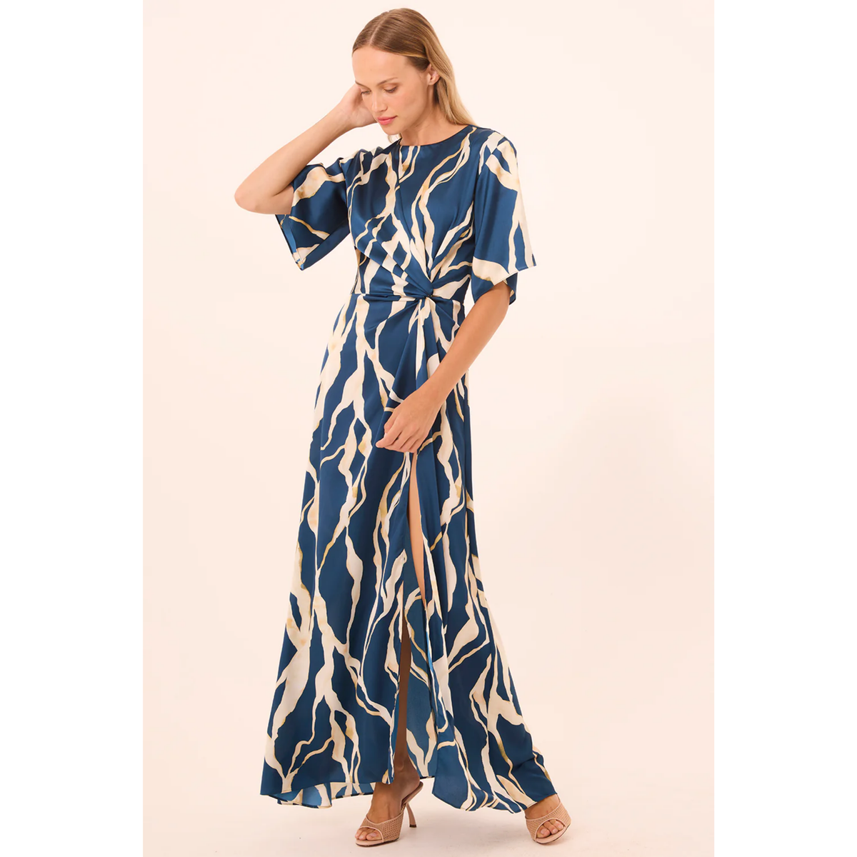 Asah Dress - Vertical Abstract