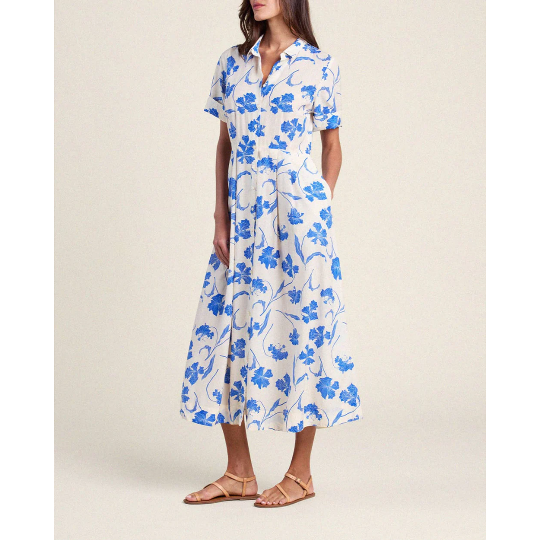 Aster Dress - Blue Iris