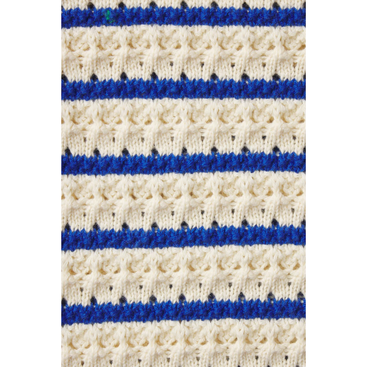 Aurora Cardigan - Antique White/Navy Stripe
