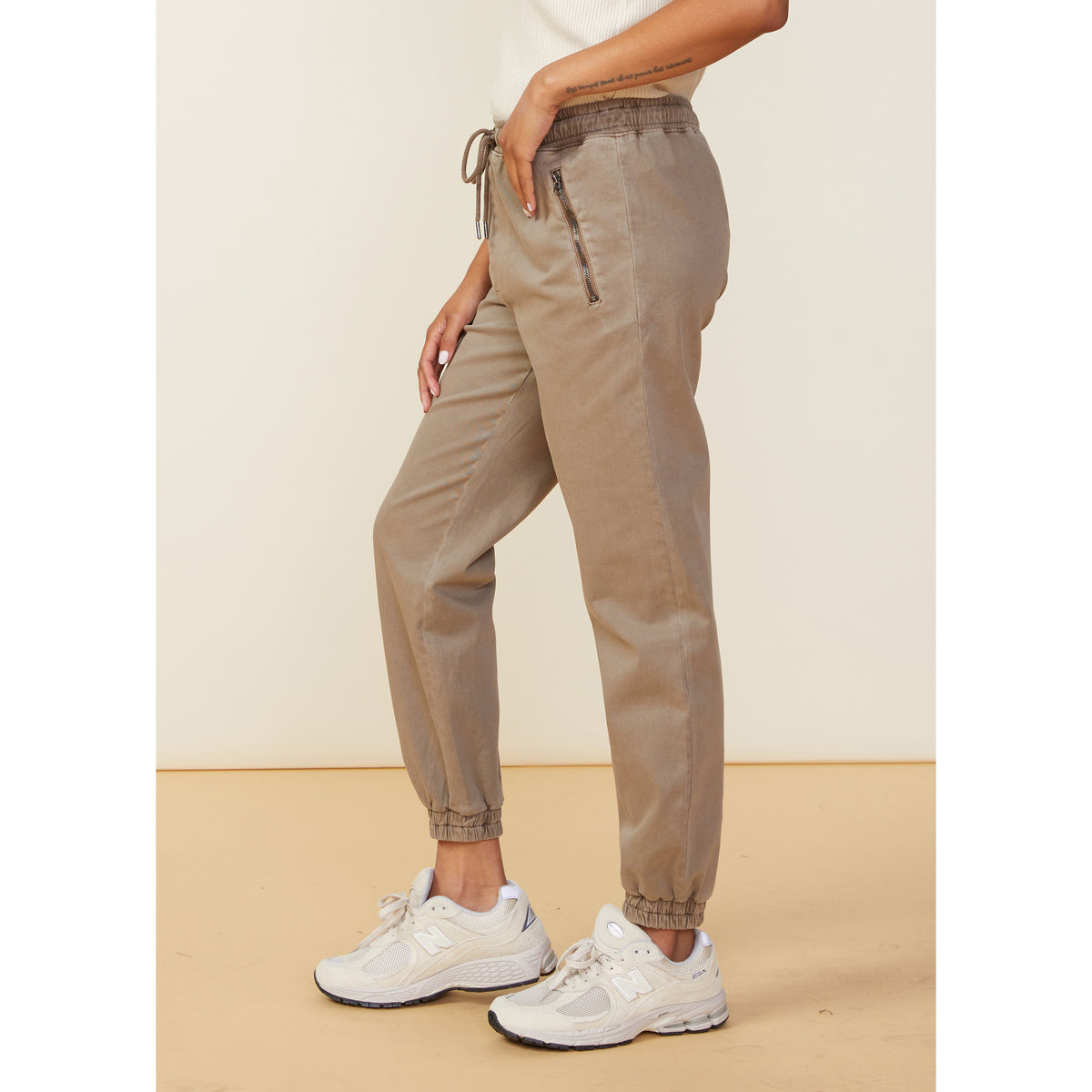 Stretch Twill Moto Pant