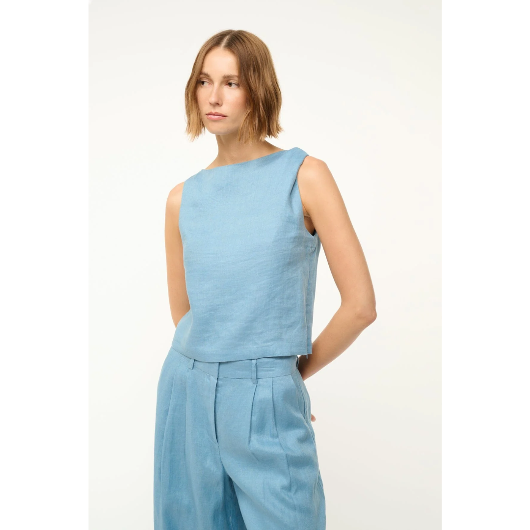 Boa Linen Top