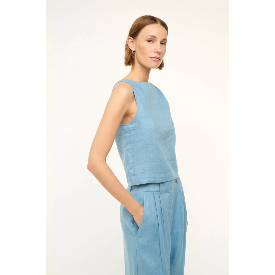 Boa Linen Top