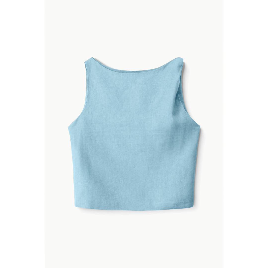 Boa Linen Top