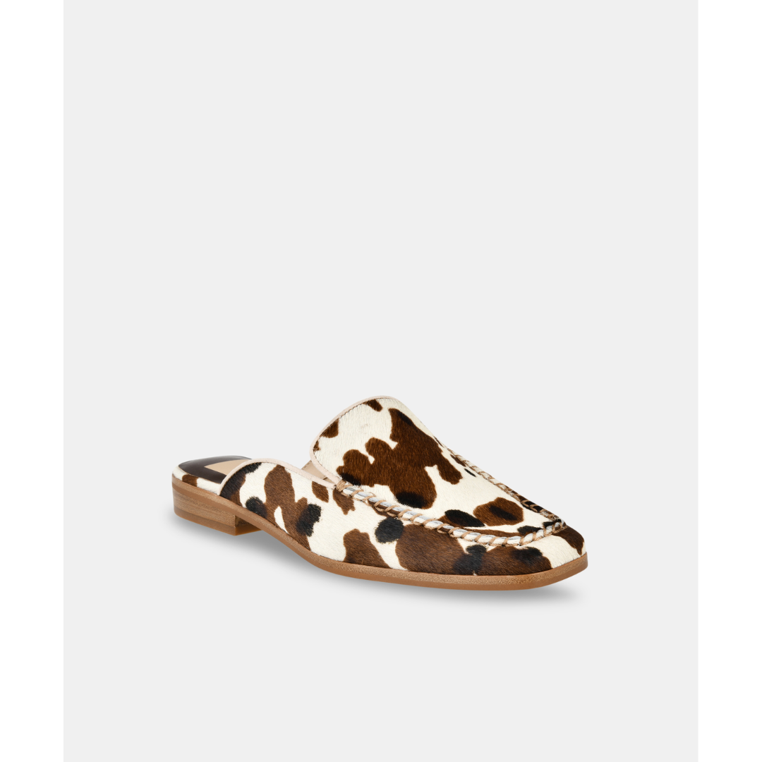 Bradley Mule - Cocoa Taurus Calf Hair