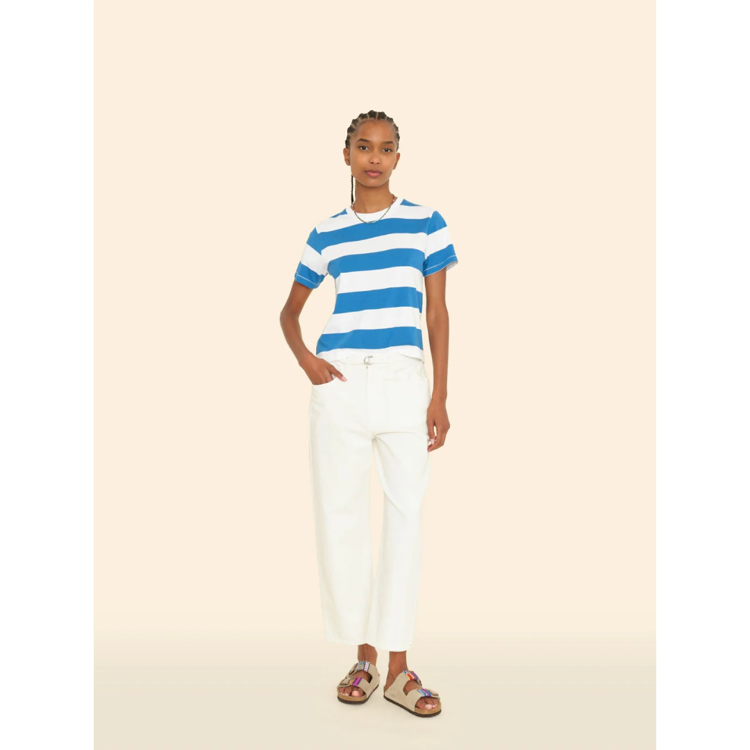 Brecker Denim Pant - White