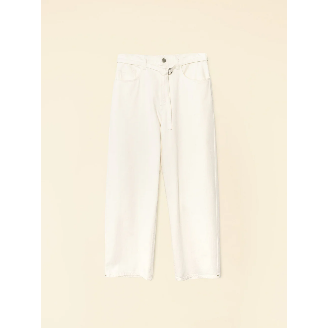 Brecker Denim Pant - White