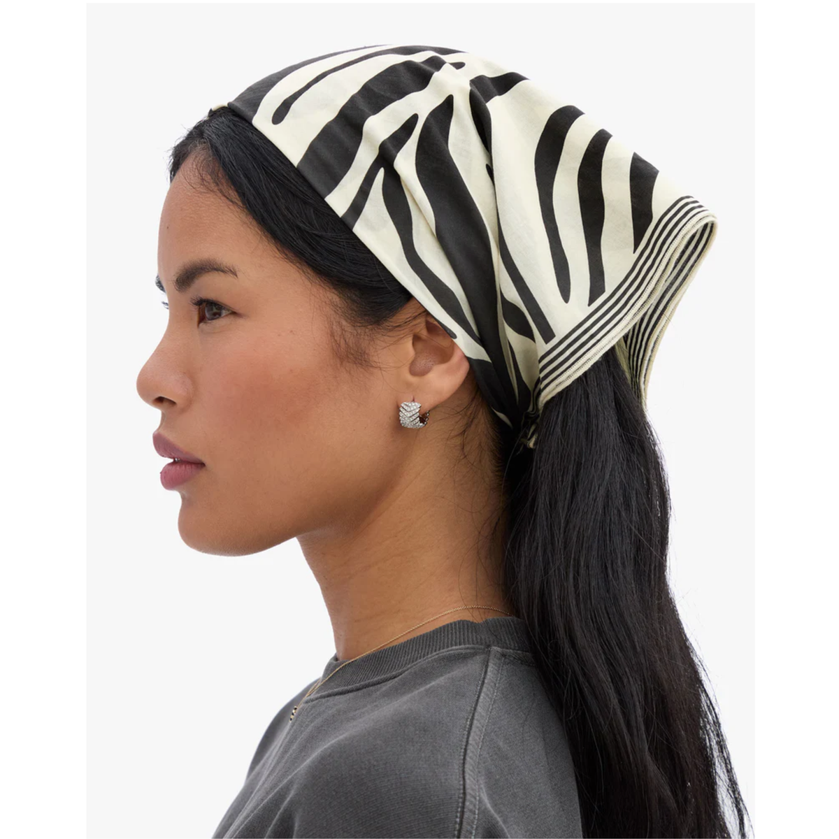 Bandana - Cream Zebra