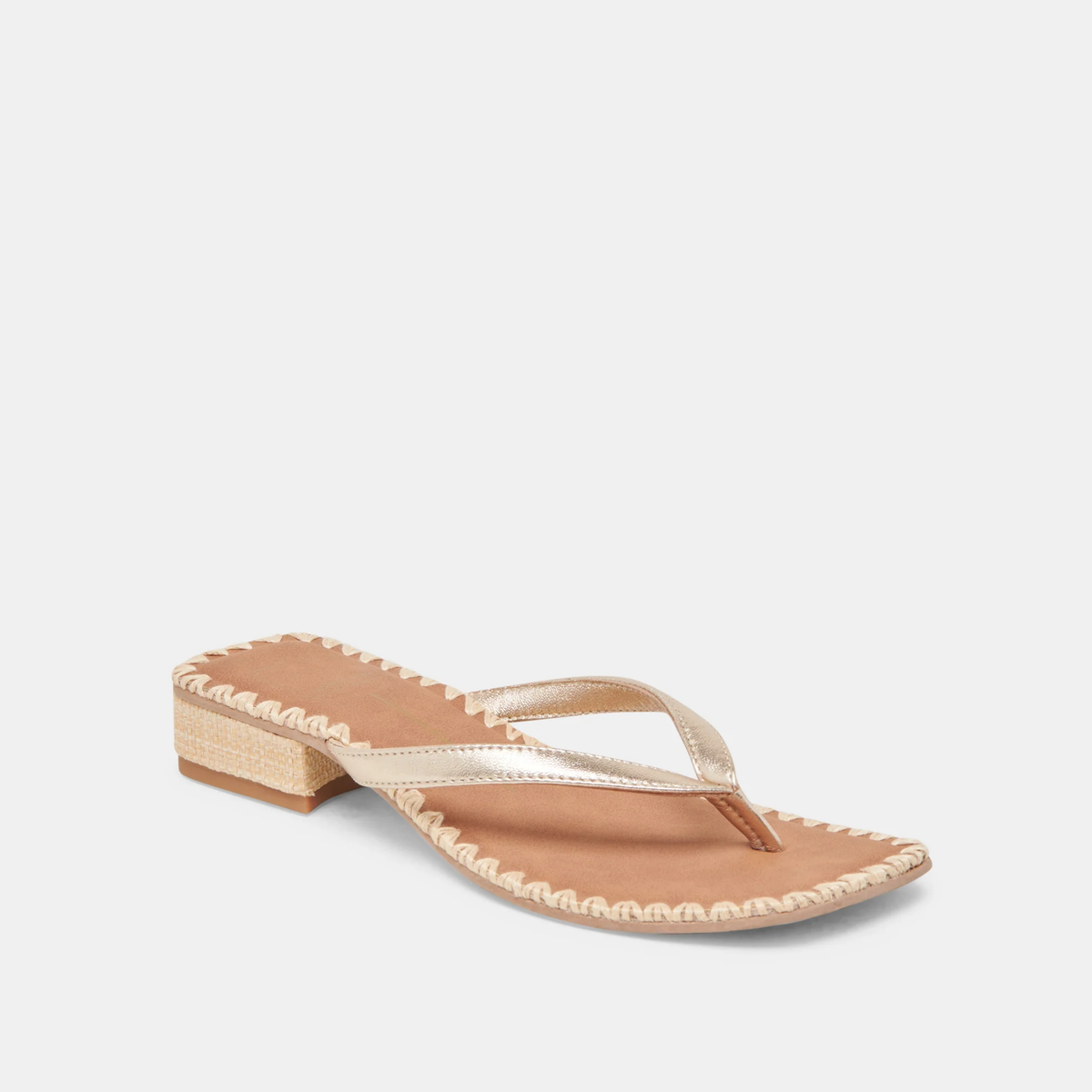 Barty Sandals - Gold Leather
