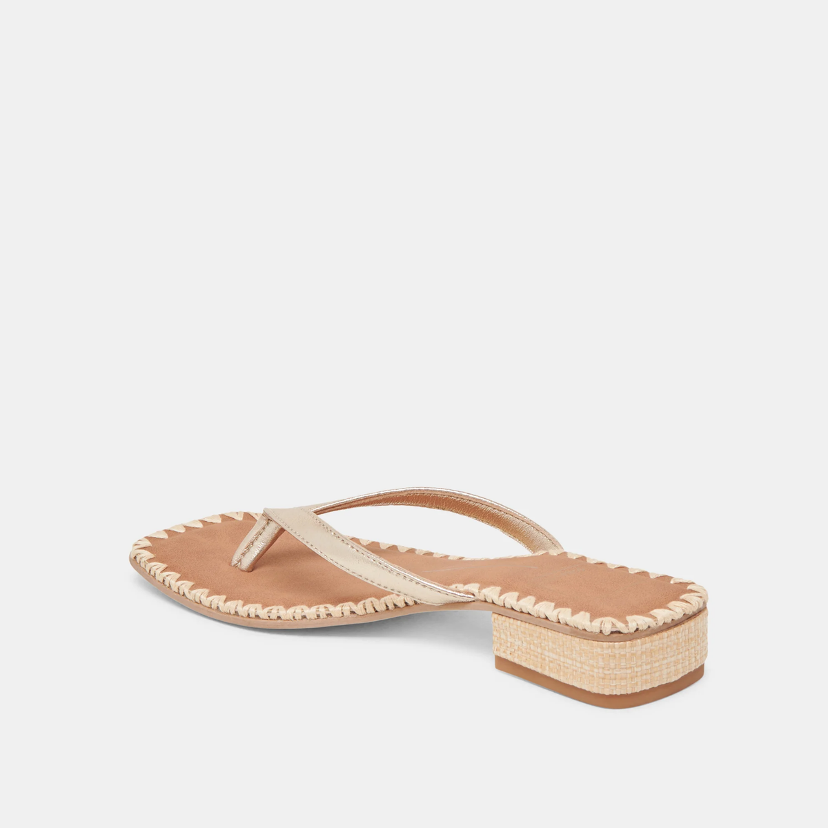 Barty Sandals - Gold Leather