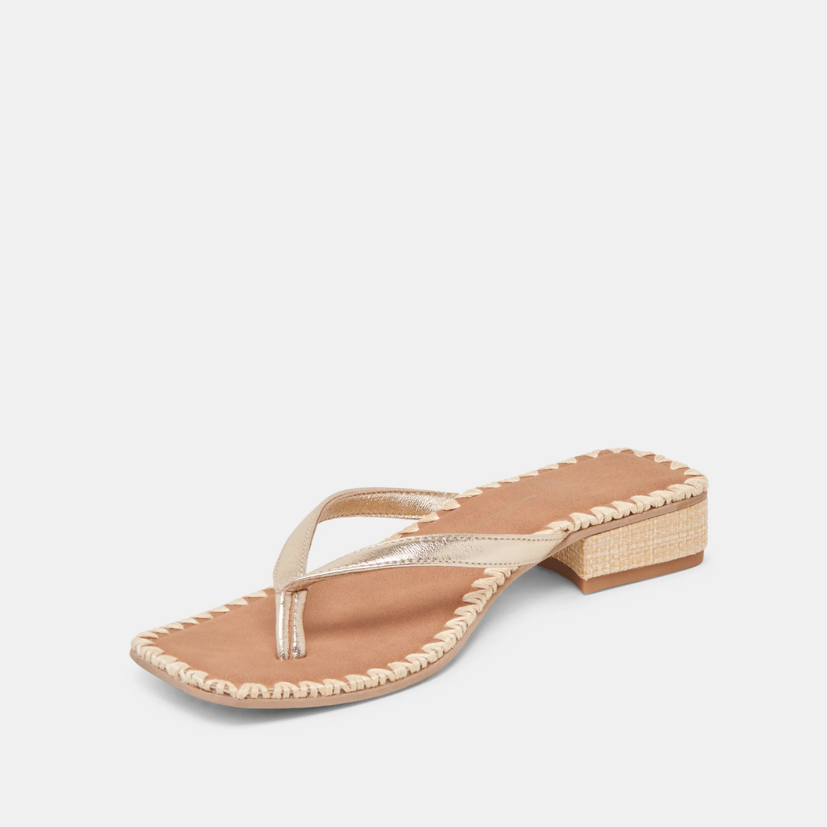 Barty Sandals - Gold Leather