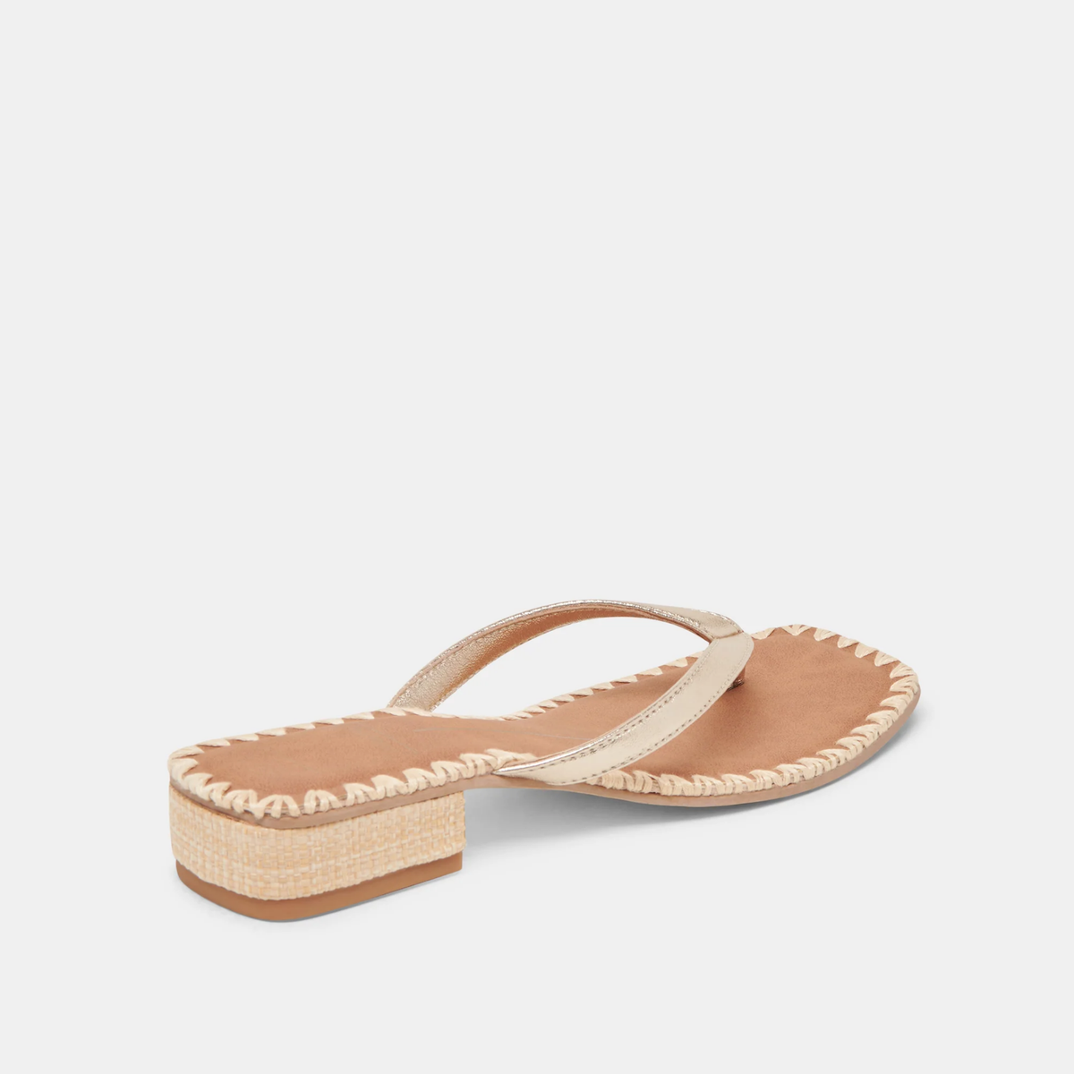 Barty Sandals - Gold Leather