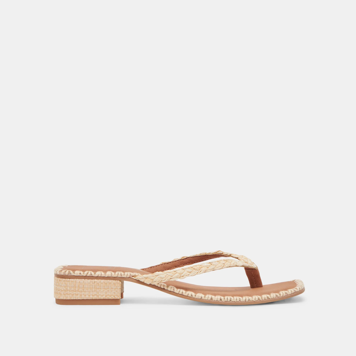 Barty Sandals - Light Natural Raffia