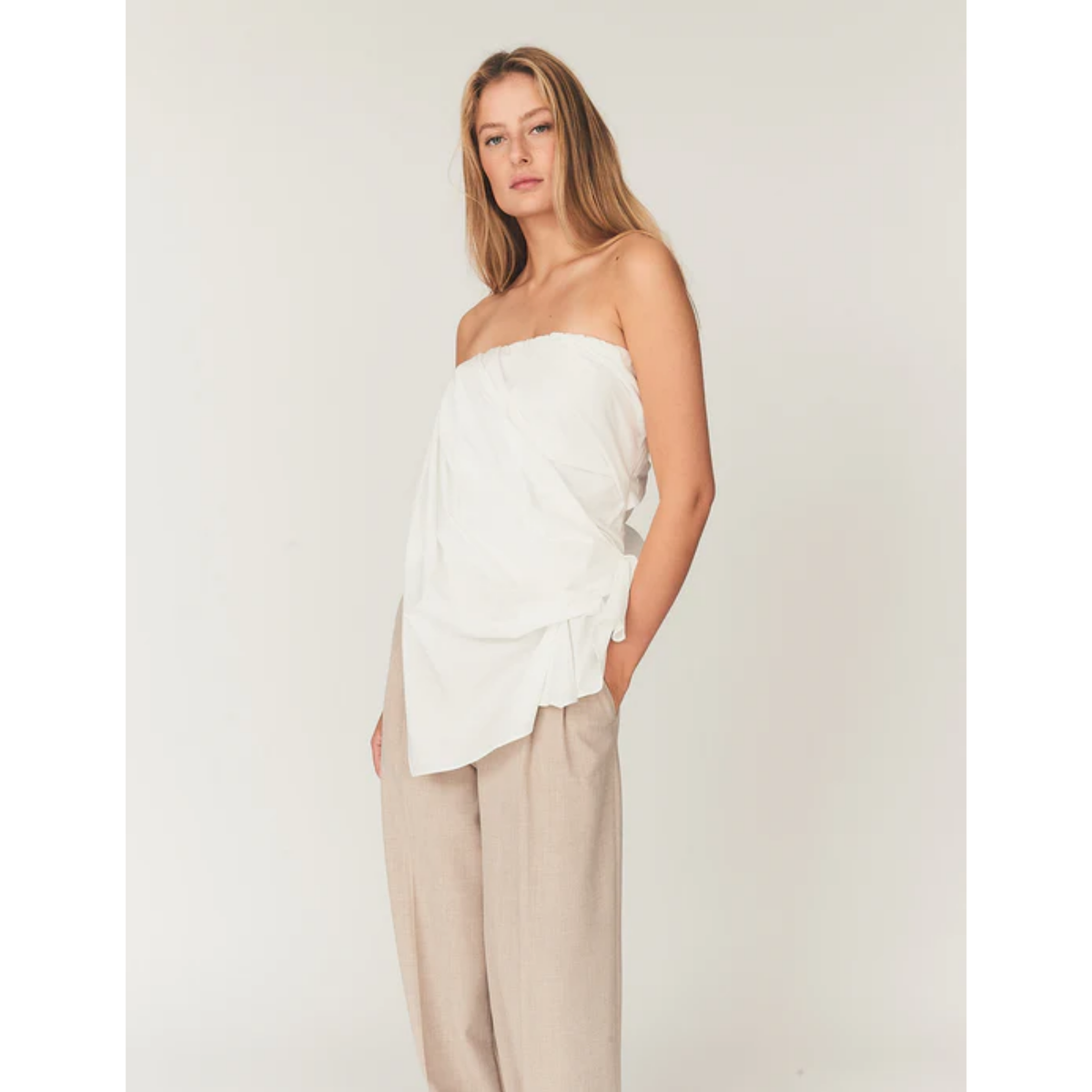 Bazaar Bustier - White