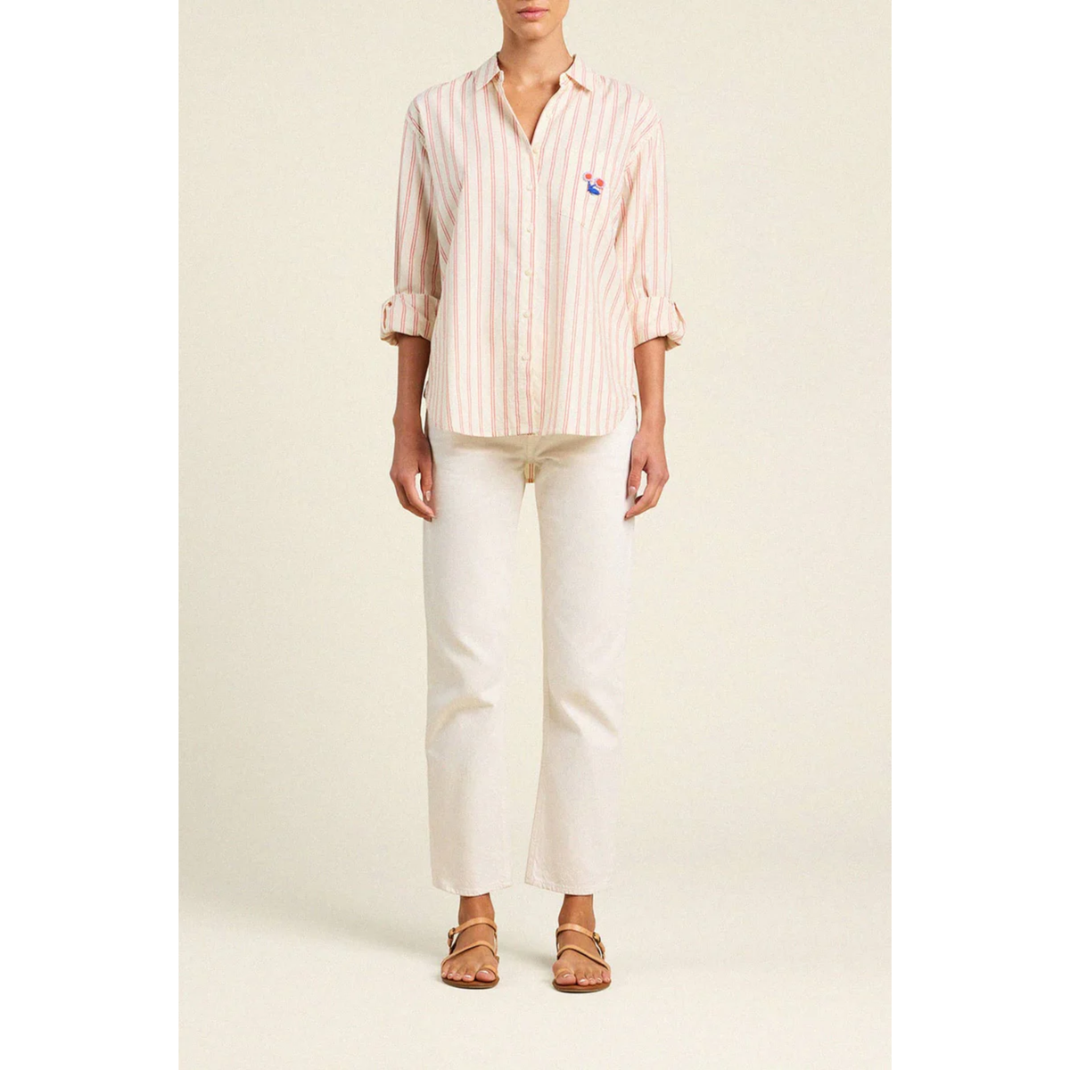 Blake Oversized Shirt - Porto Stripe