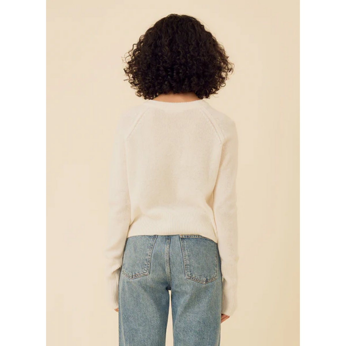 Blakely Cashmere Crewneck - Ivory