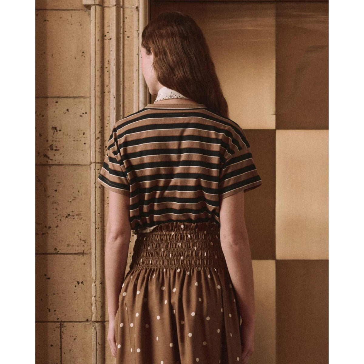 Boxy Crew - Cigar Stripe