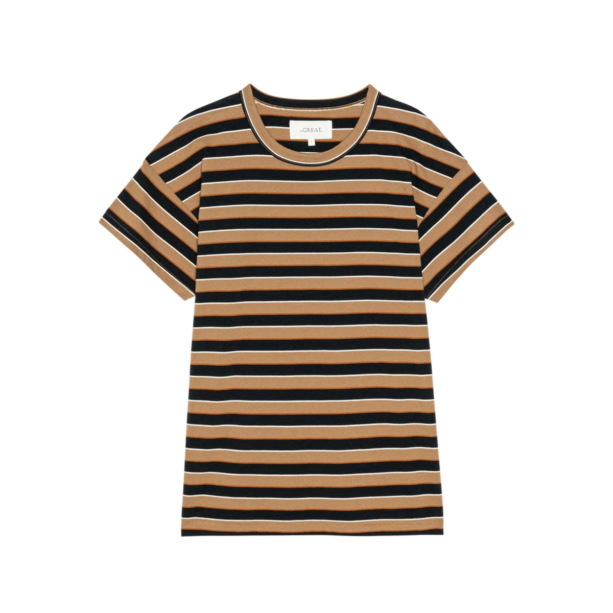 Boxy Crew - Cigar Stripe