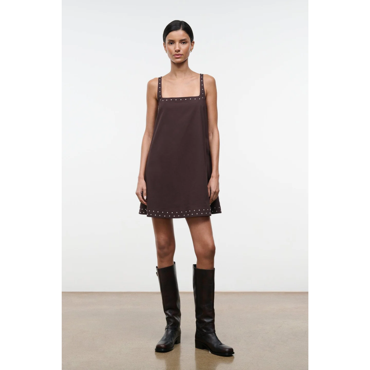 Brio Dress - Earth Studs