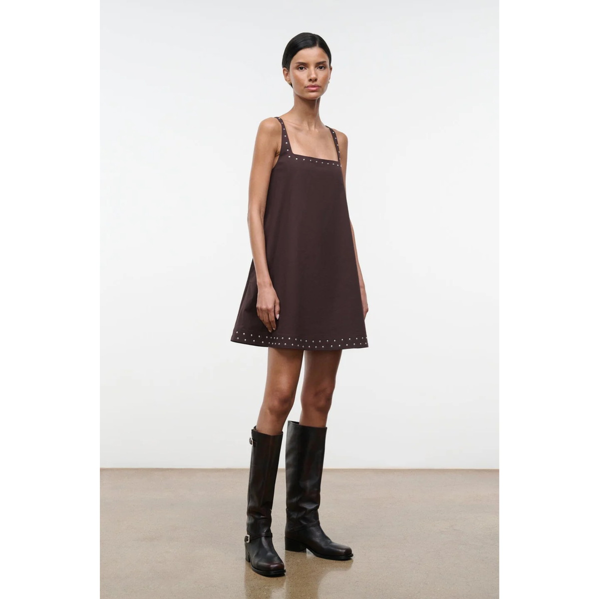 Brio Dress - Earth Studs