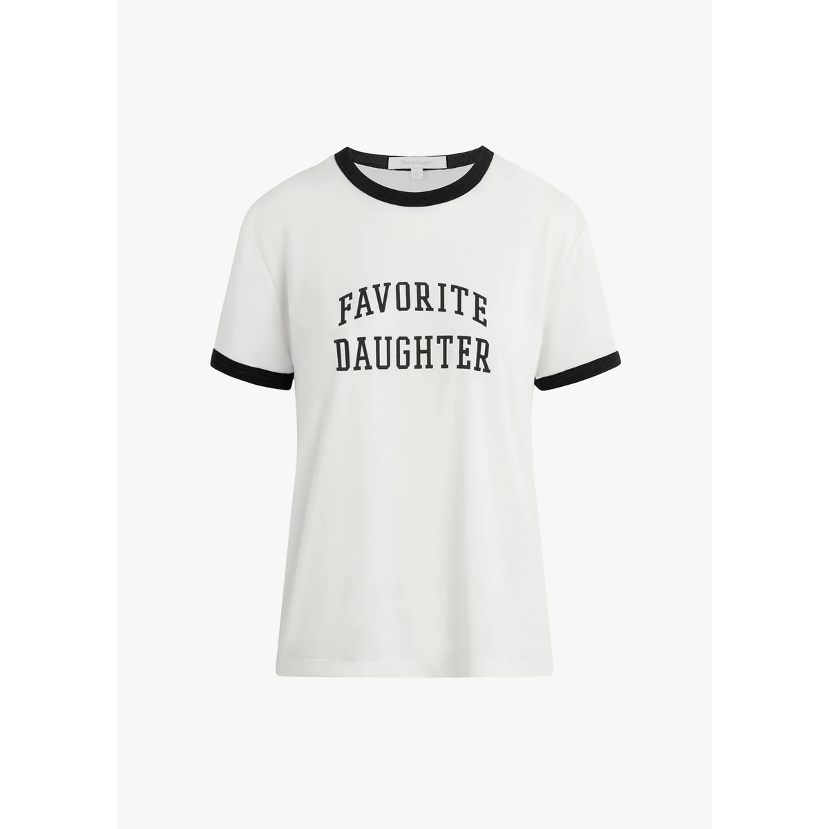 Collegiate Ringer Tess - White/Black