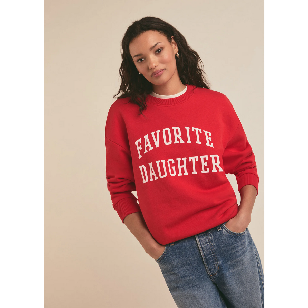 Collegiate Sweatshirt - Haute Rouge
