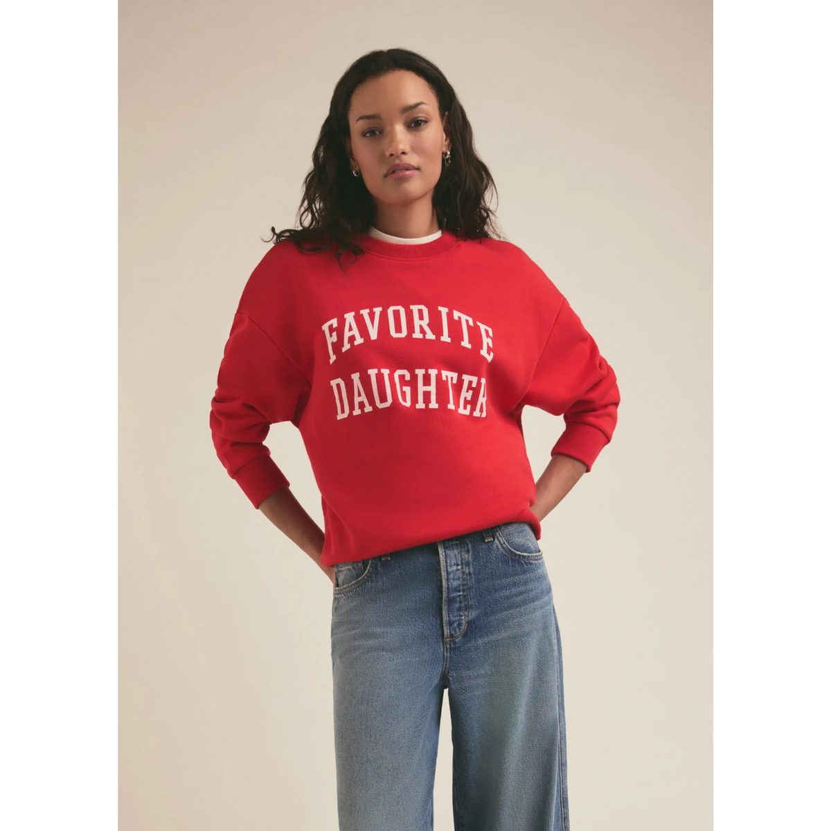 Collegiate Sweatshirt - Haute Rouge