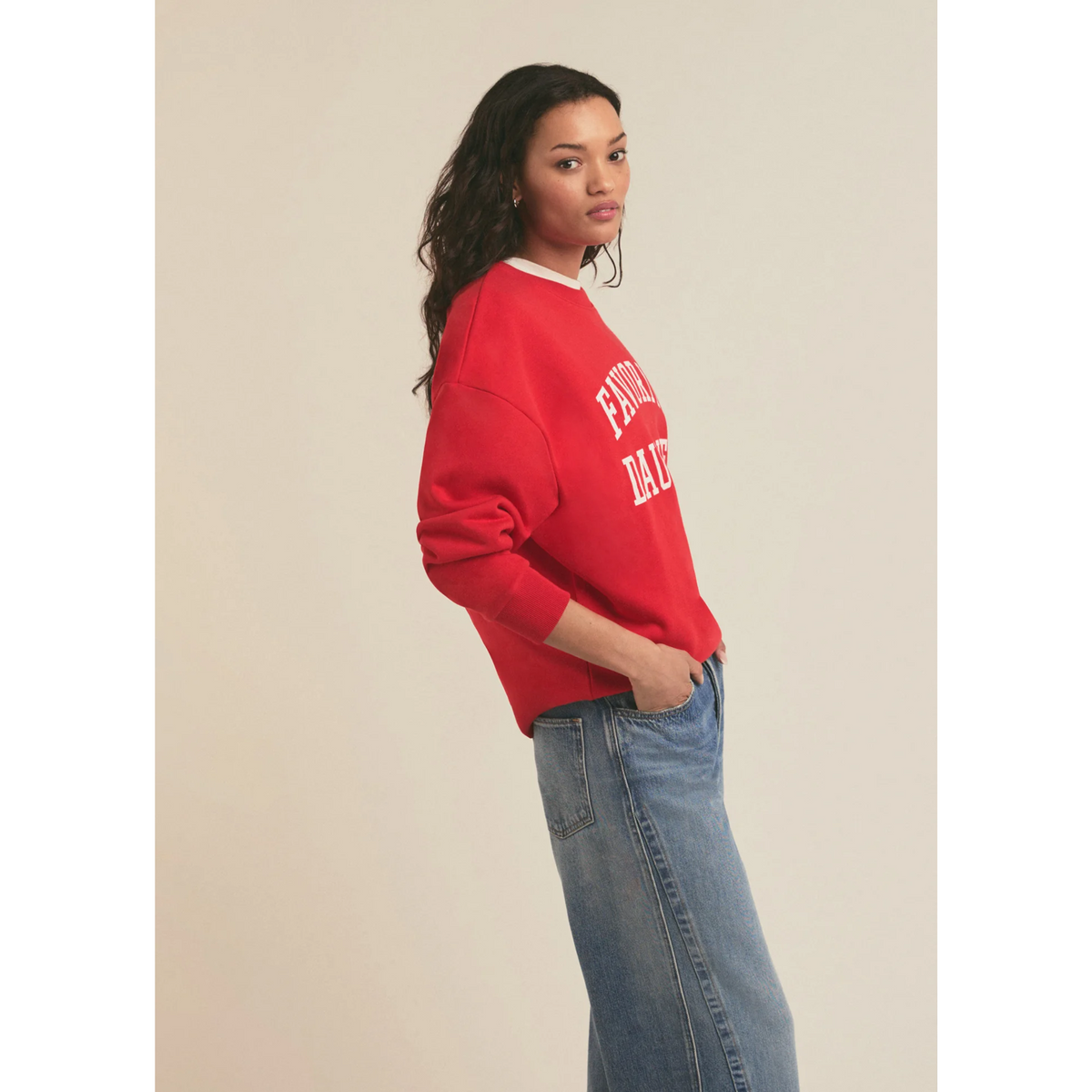 Collegiate Sweatshirt - Haute Rouge