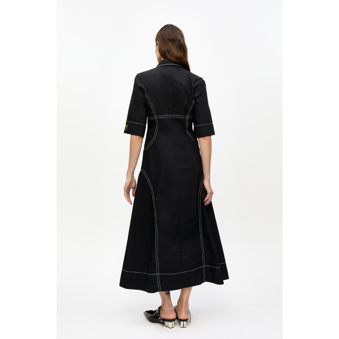Cotton Poplin Shirt Dress