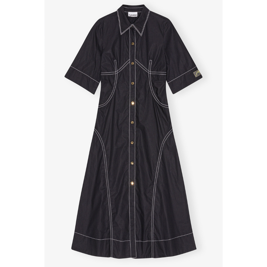 Cotton Poplin Shirt Dress