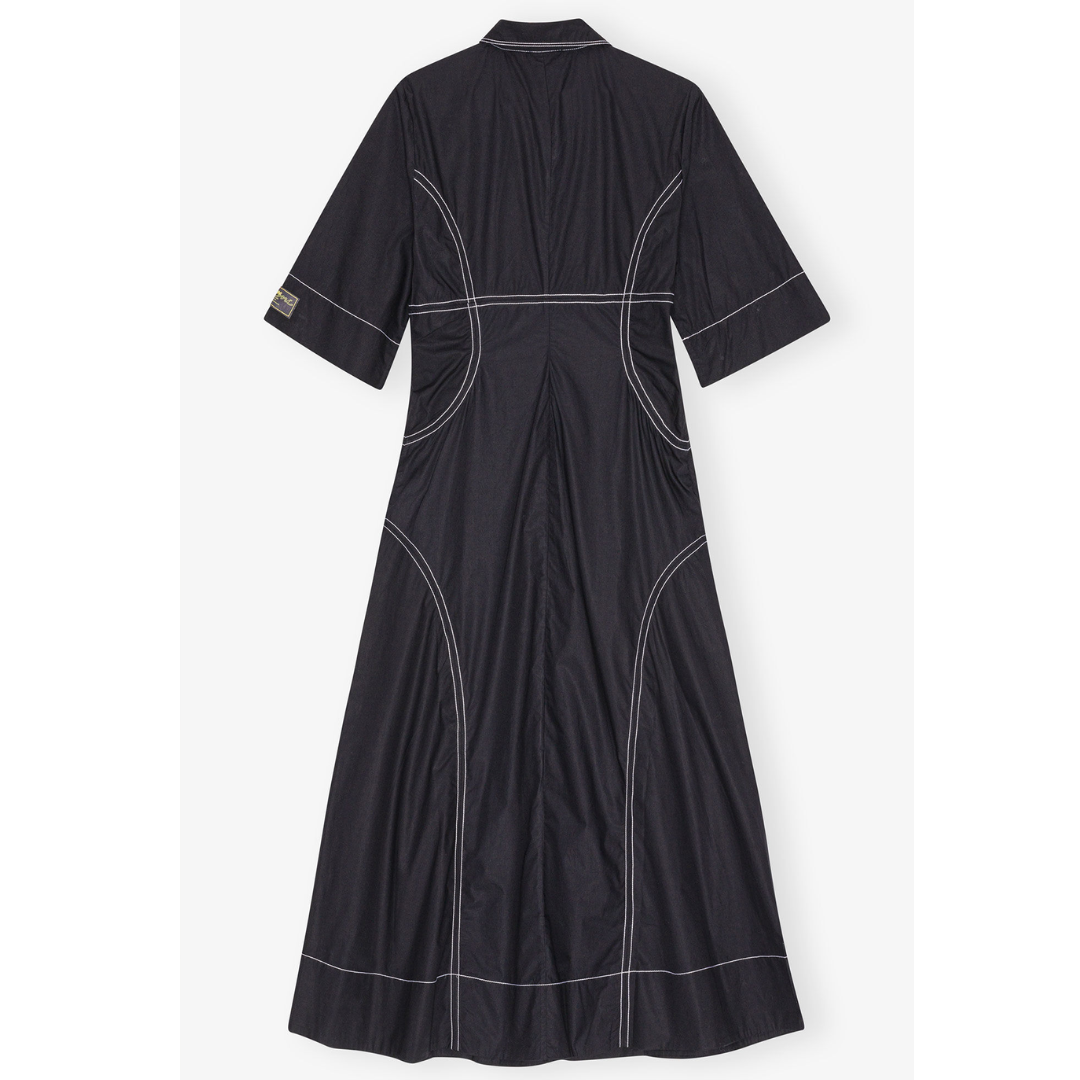 Cotton Poplin Shirt Dress