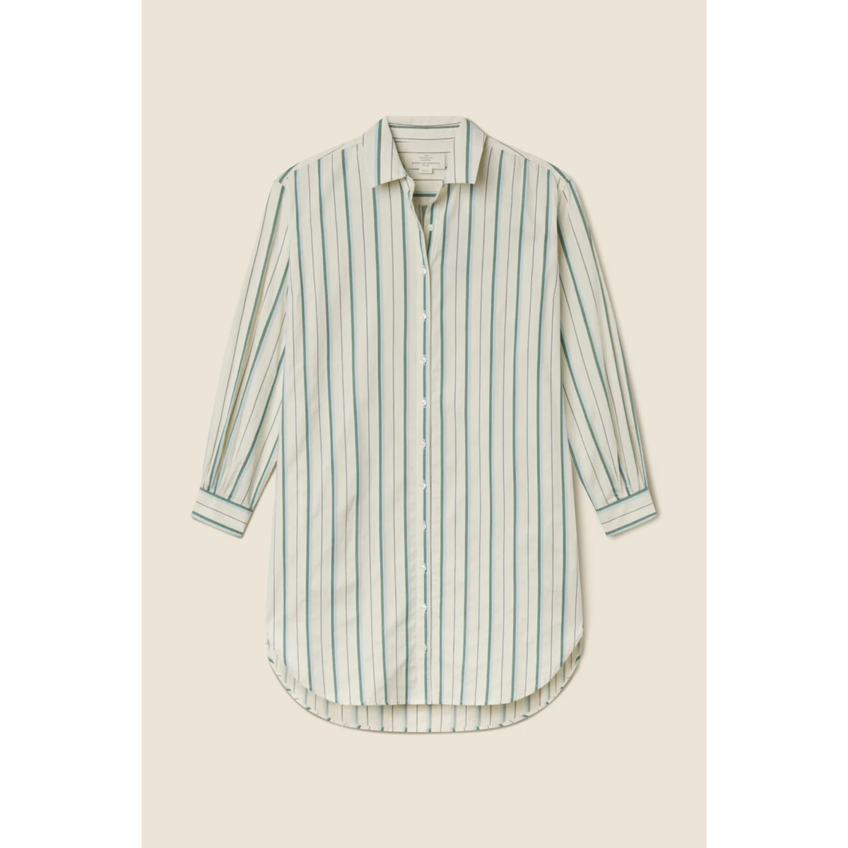 Callie Dress - Verde Stripes