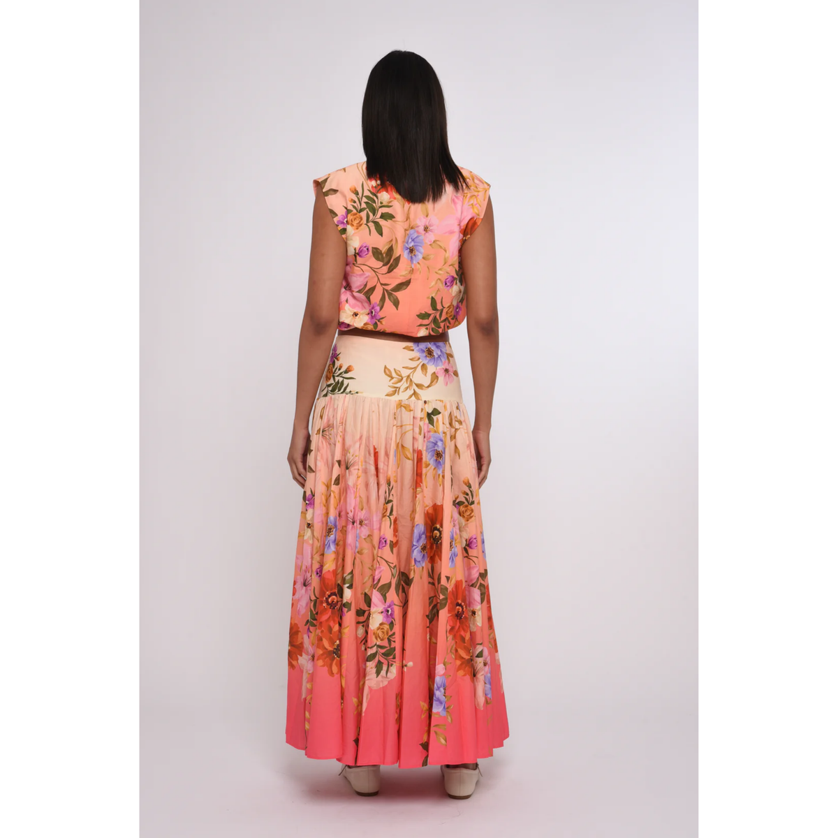 Cambrie Tank - Splendor In The Garden Print