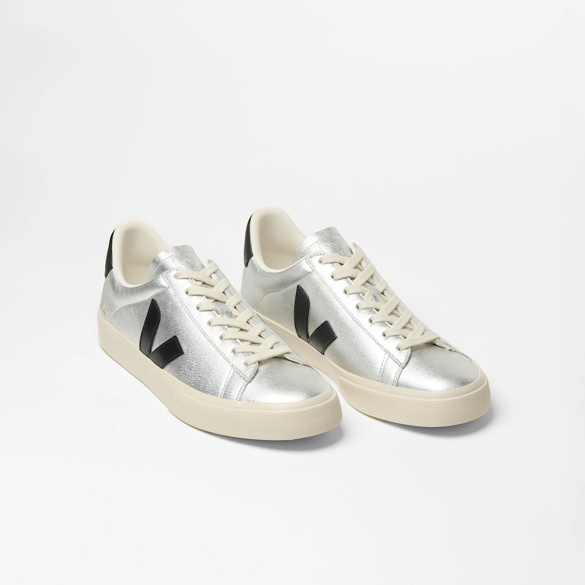 Campo Leather - Silver Black