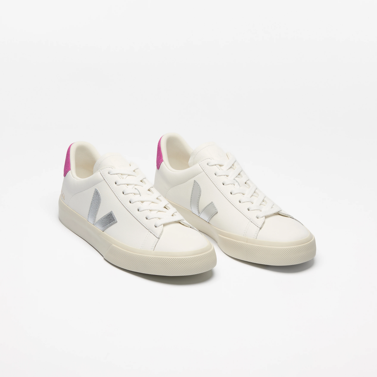 Campo Leather - White Silver Ultraviolet