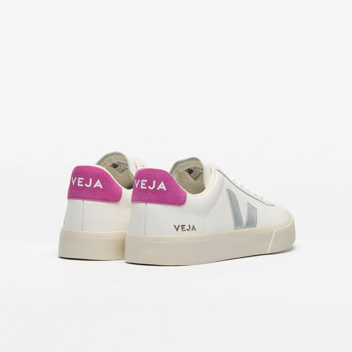 Campo Leather - White Silver Ultraviolet