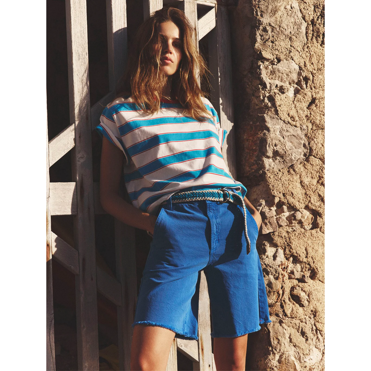 Carter Tee - Freshwater Stripe