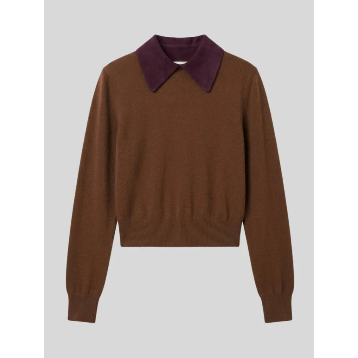 Cashmere Contrast Collar